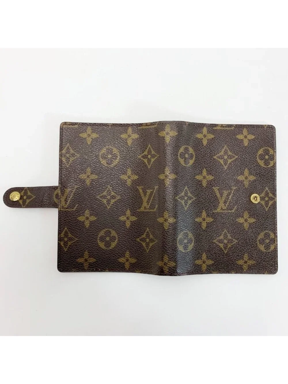 Louis Vuitton Monogram Agenda PM Notebook Cover Gold Hardware